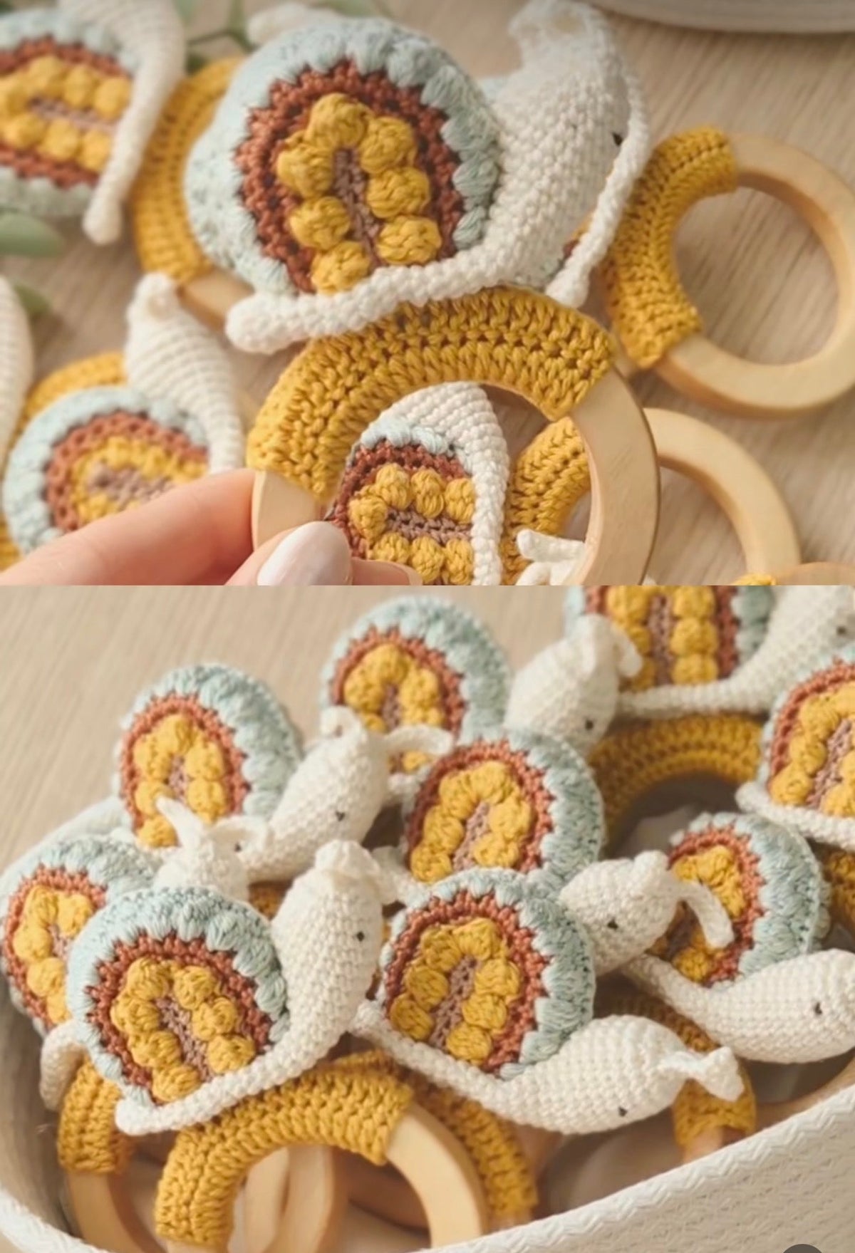 Snail - Nature Inspired Gender Neutral Rattle