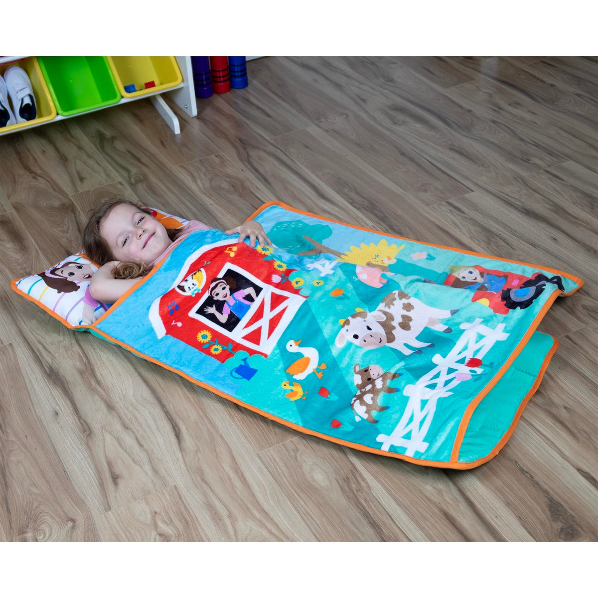 Ms. Rachel Farm Friends Toddler Nap Mat