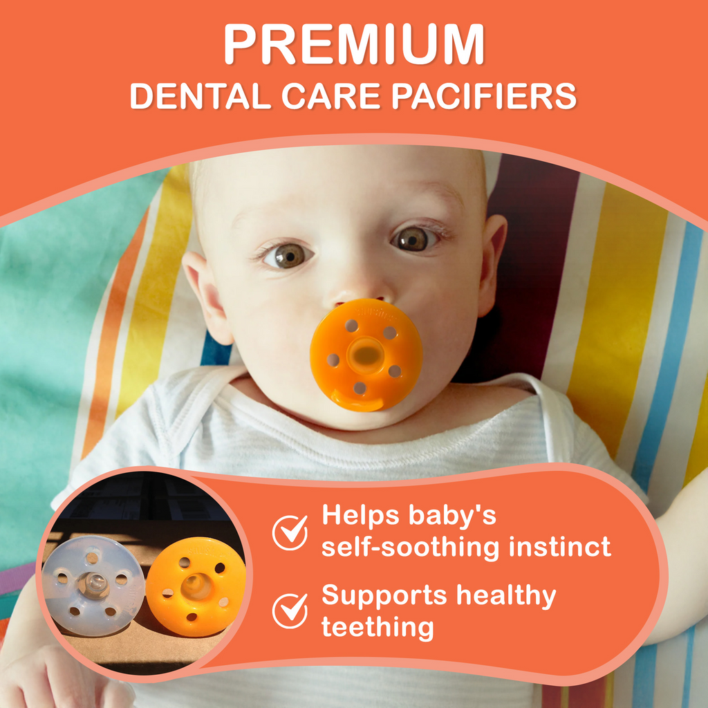 Shushie Silicone Pacifier by Baby Shusher – Hospital-Grade, BPA-Free Pacifiers for Newborns & Babies
