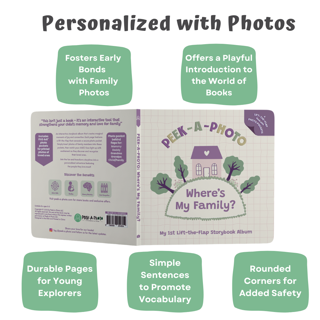 Peek-A-Photo: Where’s My Family? Photo Book