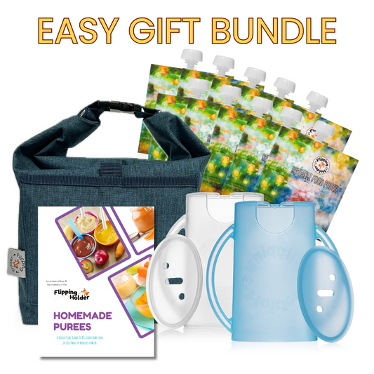 Baby Feeding Gift Bundle – Holders, Pouches & Tote