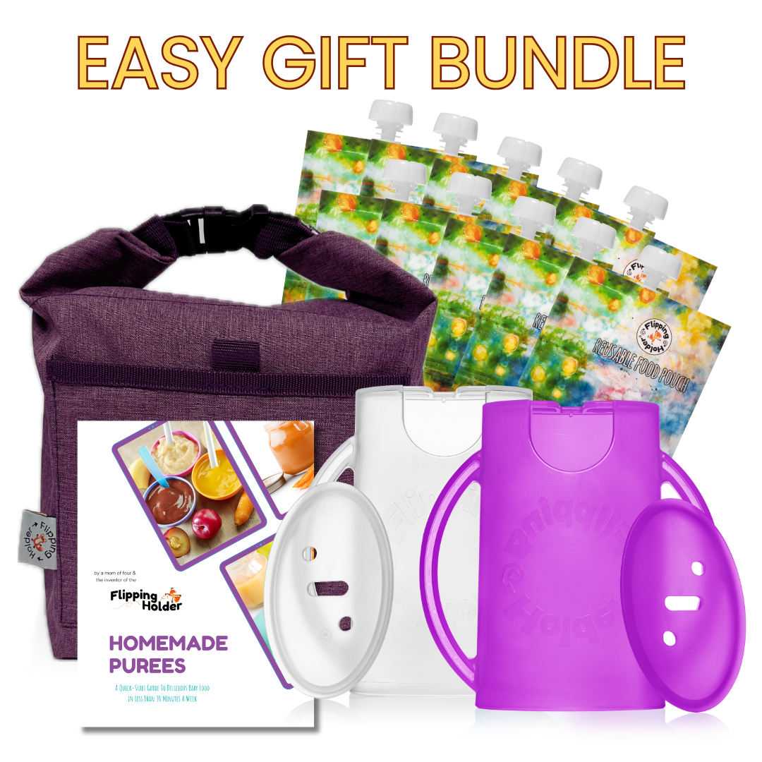 Baby Feeding Gift Bundle – Holders, Pouches & Tote