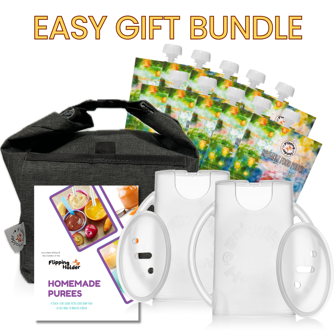 Baby Feeding Gift Bundle – Holders, Pouches & Tote