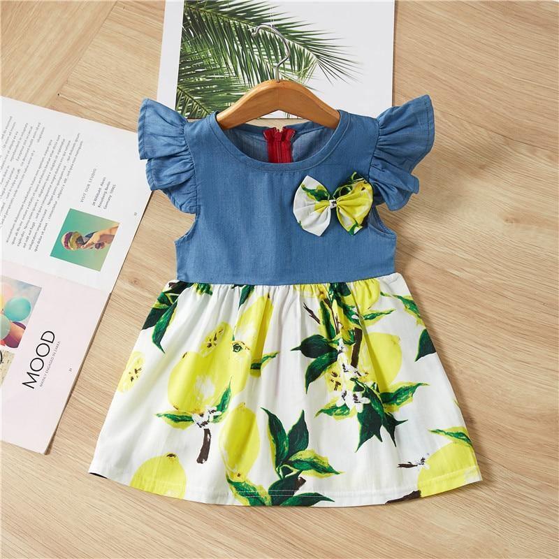 Floral Cotton A-Line Dress