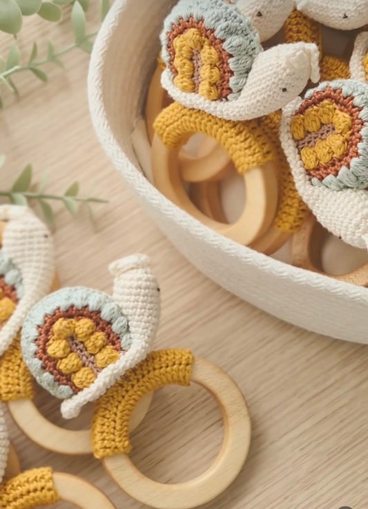 Snail - Nature Inspired Gender Neutral Rattle