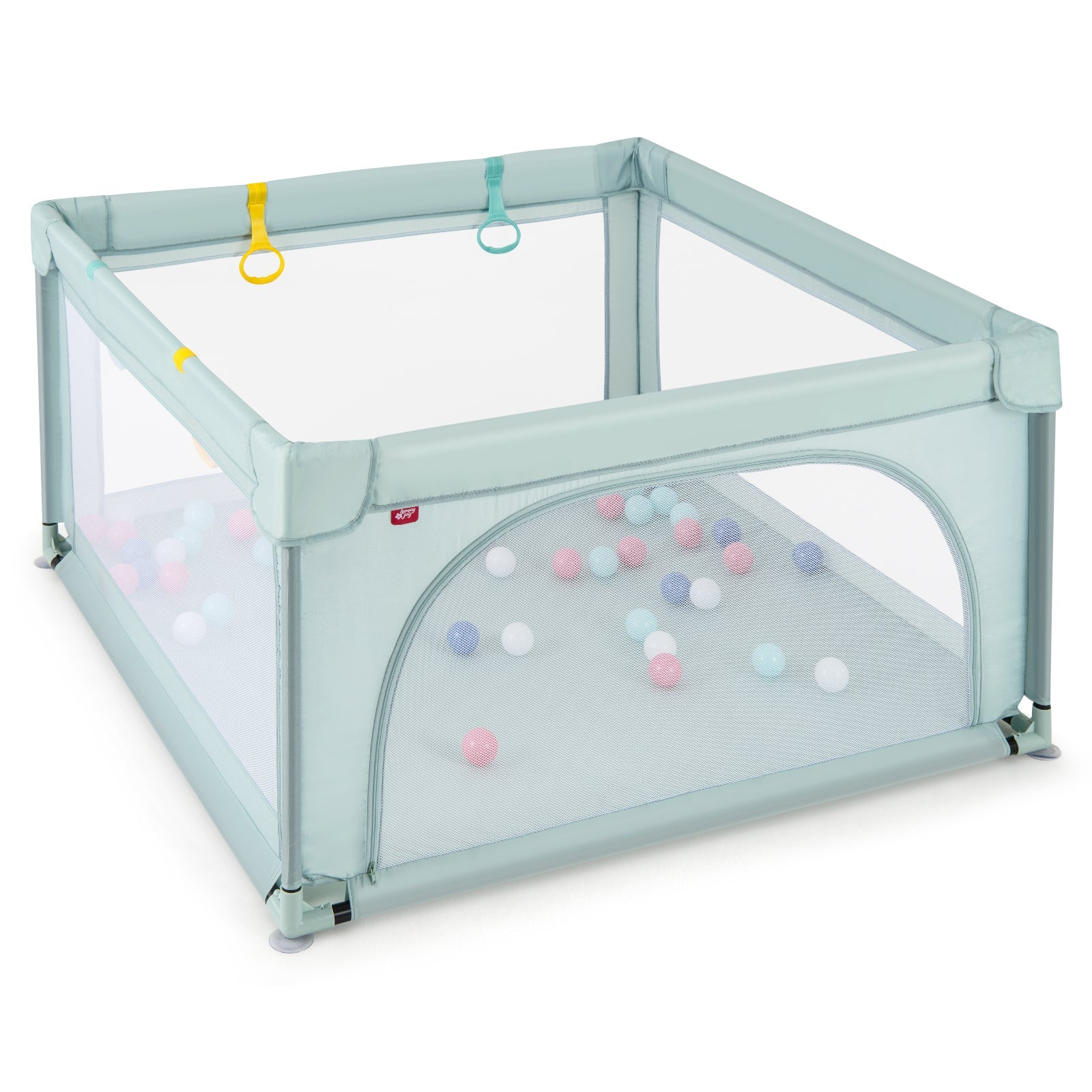 Large Baby & Toddler Safety Play Yard with Ocean Balls