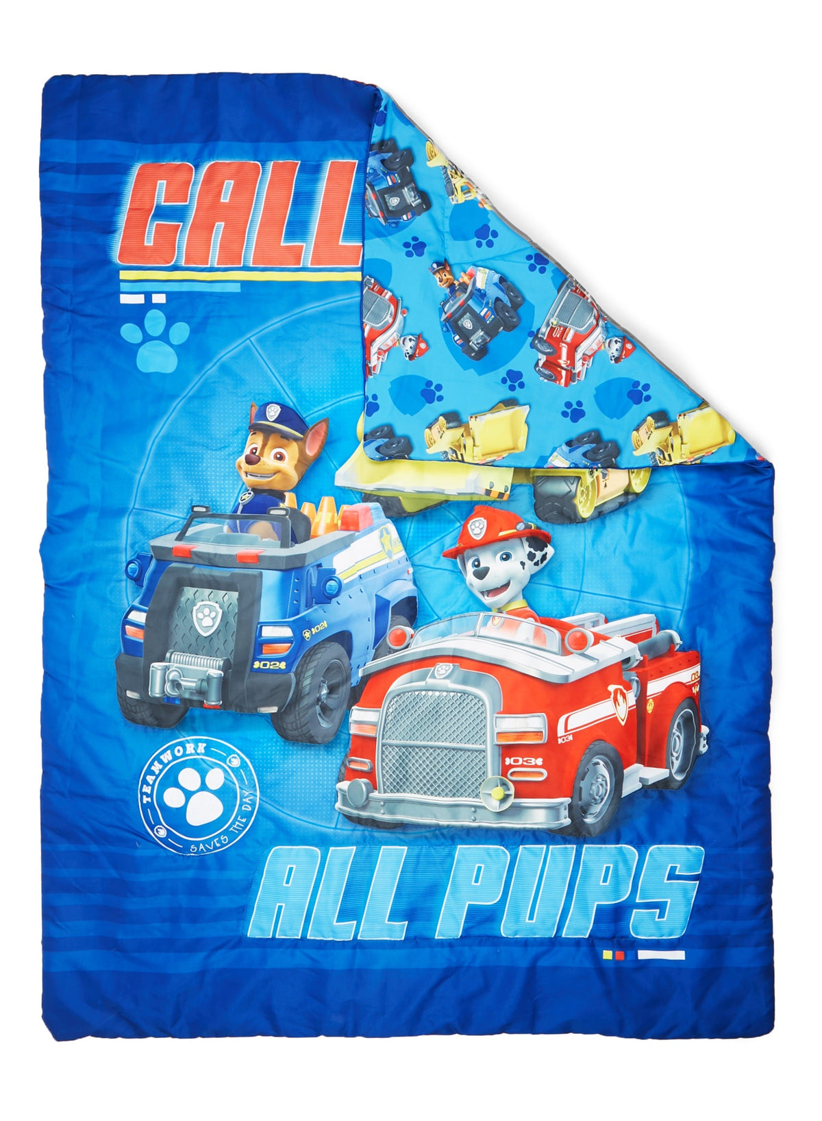 NoJo PAW Patrol Calling All Pups 4-Piece Toddler Bed Set