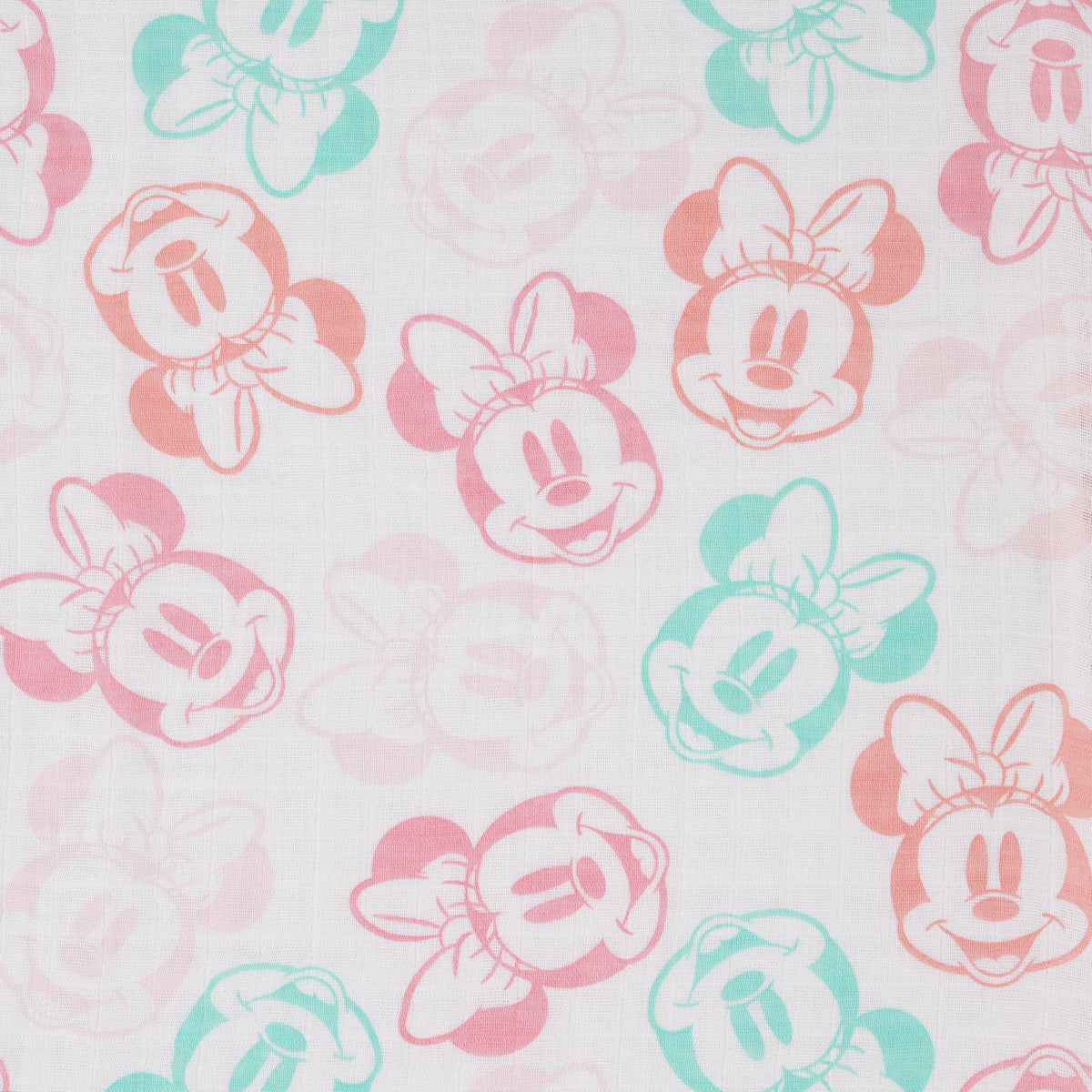 Disney Minnie Mouse Cotton Muslin Swaddle Blankets, 3-Pack