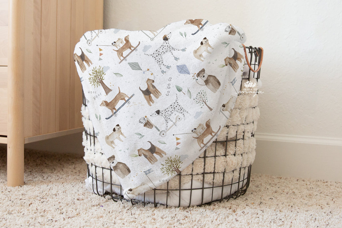 Vintage Animals Alphabet Blanket