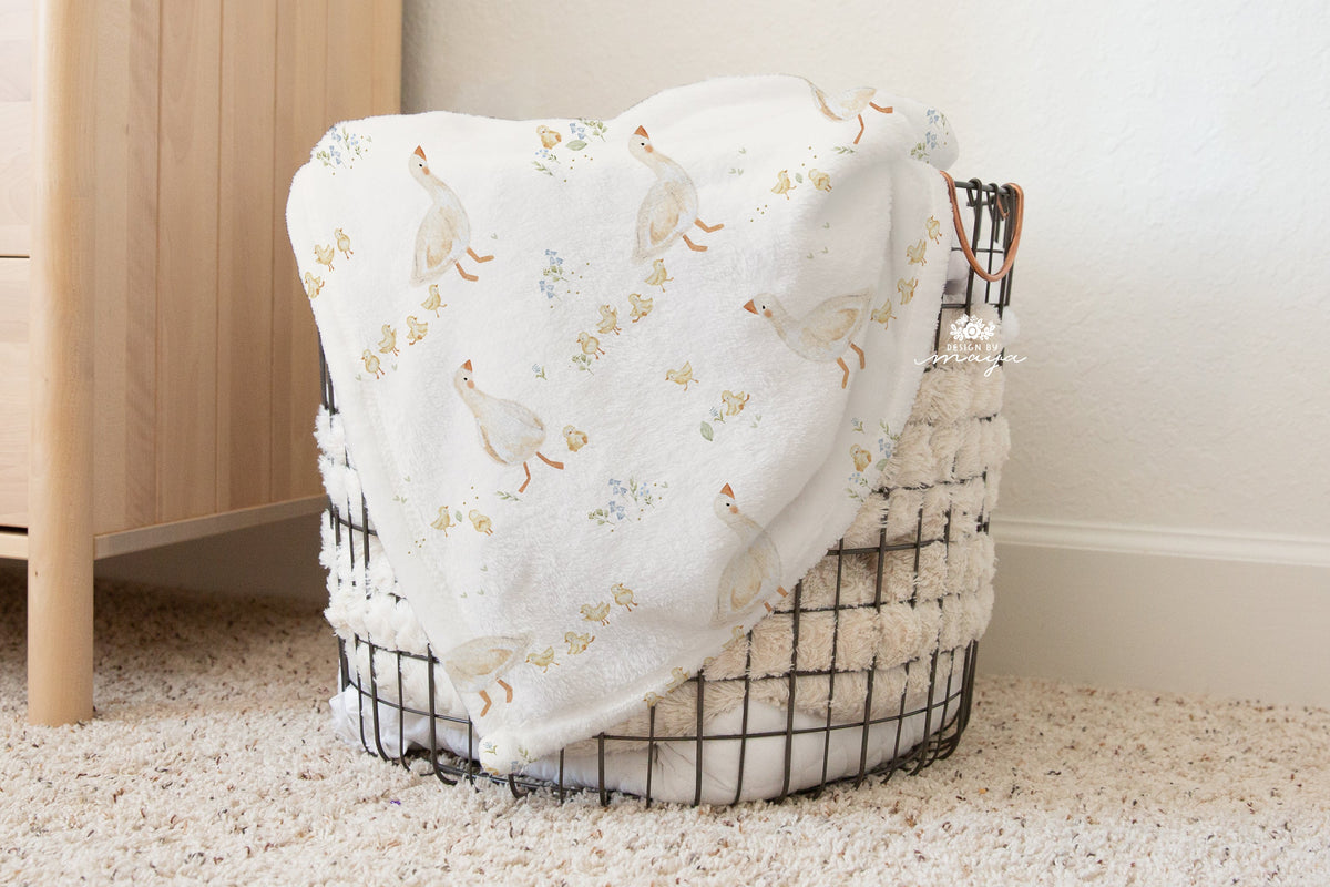Vintage Animals Alphabet Blanket