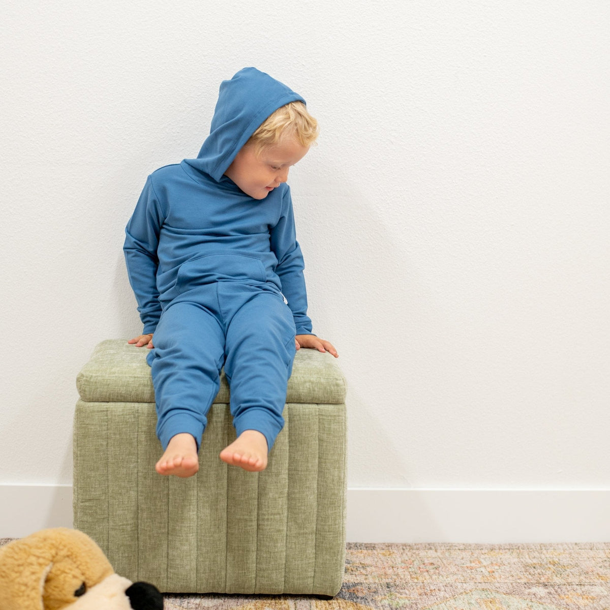 Captain Blue Hooded Jogger Set