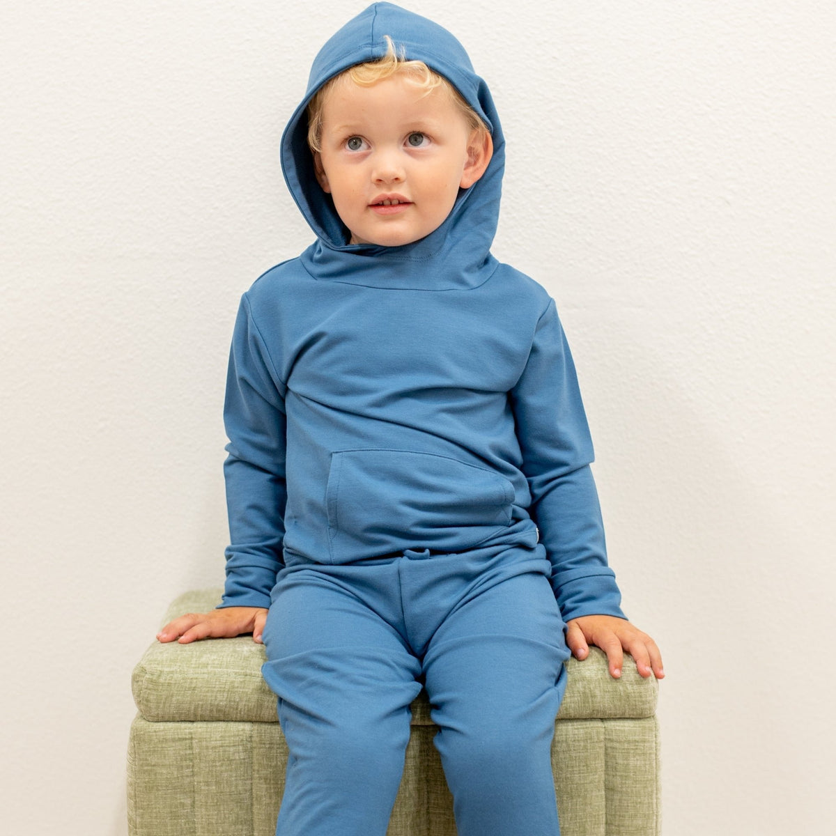 Captain Blue Hooded Jogger Set