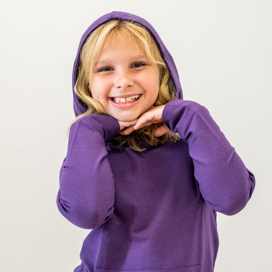 Royal Grape Hooded Jogger Set
