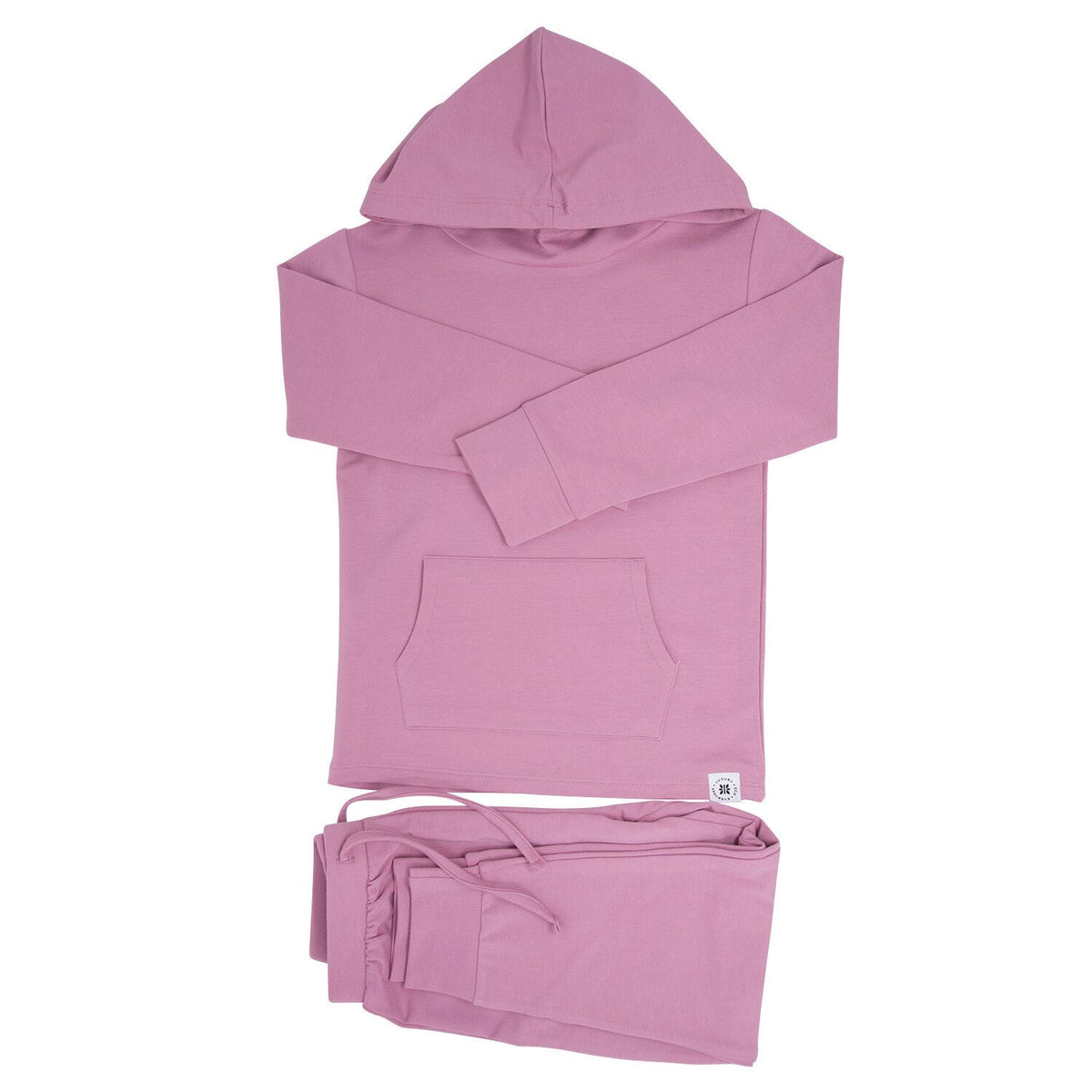 Lotus Pink Hooded Jogger Set