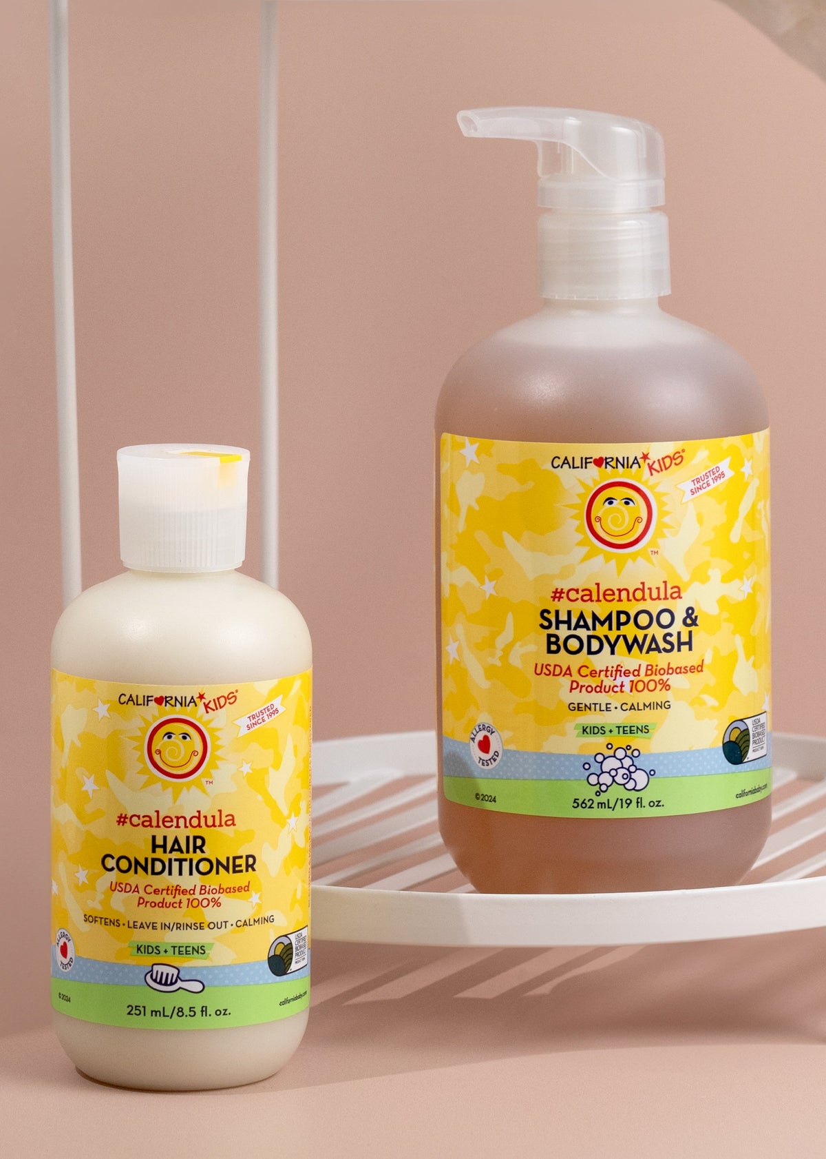 California Baby Kids Calendula Shampoo & Conditioner Bundle