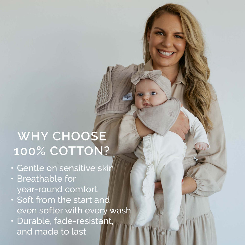 Bliss Muslin Bandana Bibs Set (4-Pack)