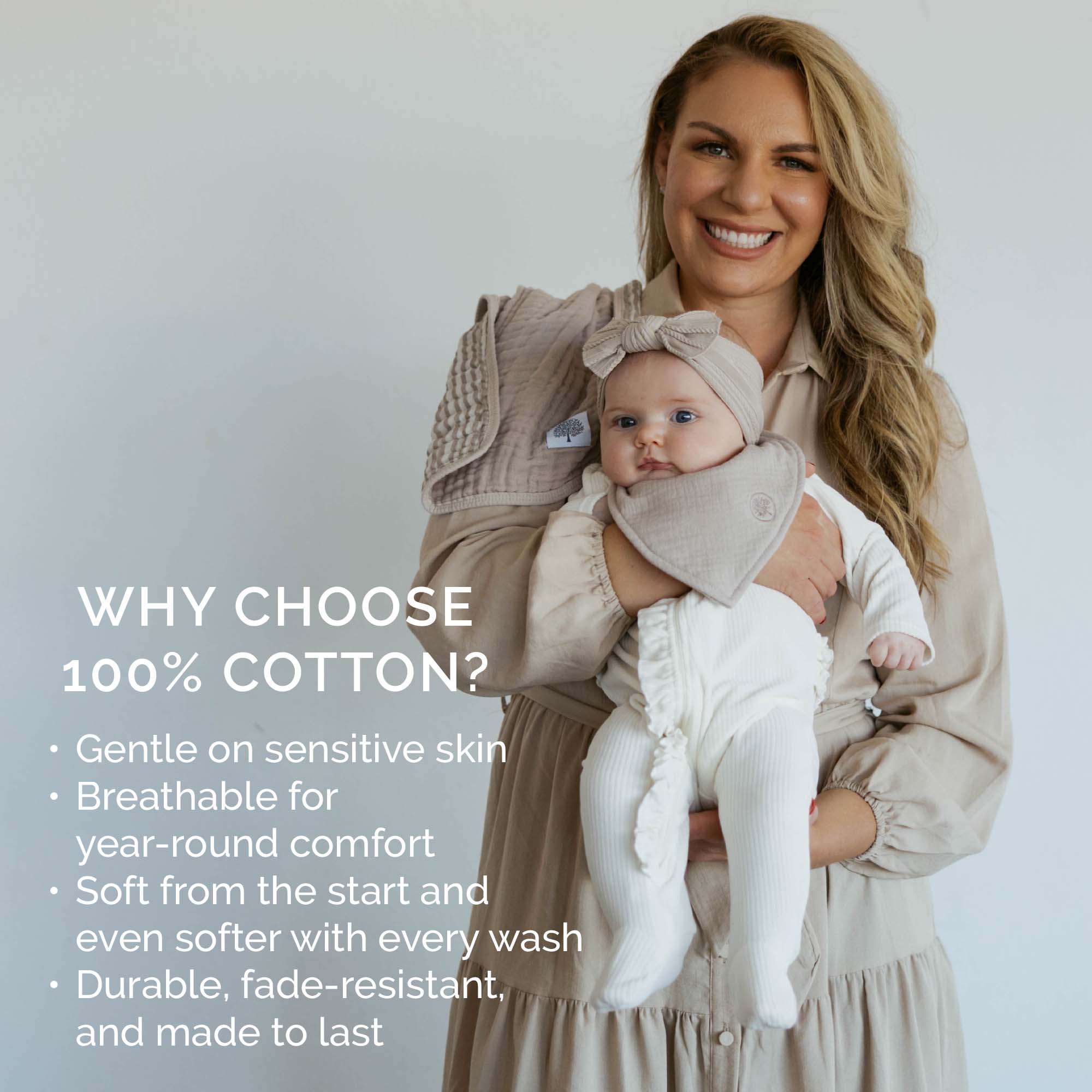 Bliss Muslin Bandana Bibs Set (4-Pack)