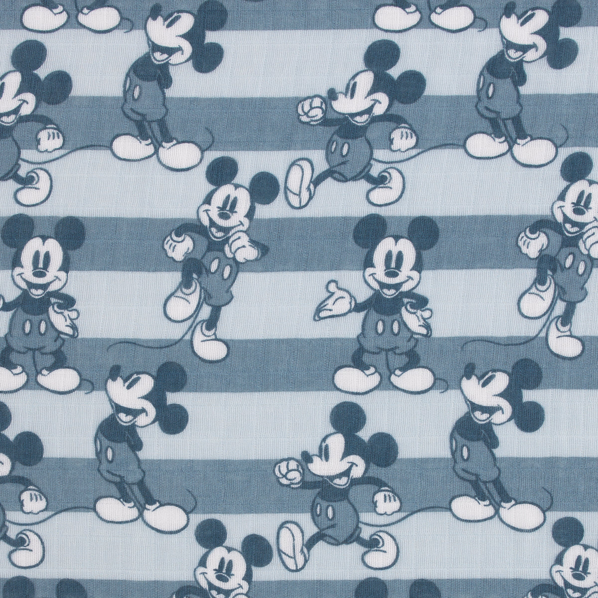 Disney Mickey Mouse Cotton Muslin Swaddle Blankets, 3-Pack
