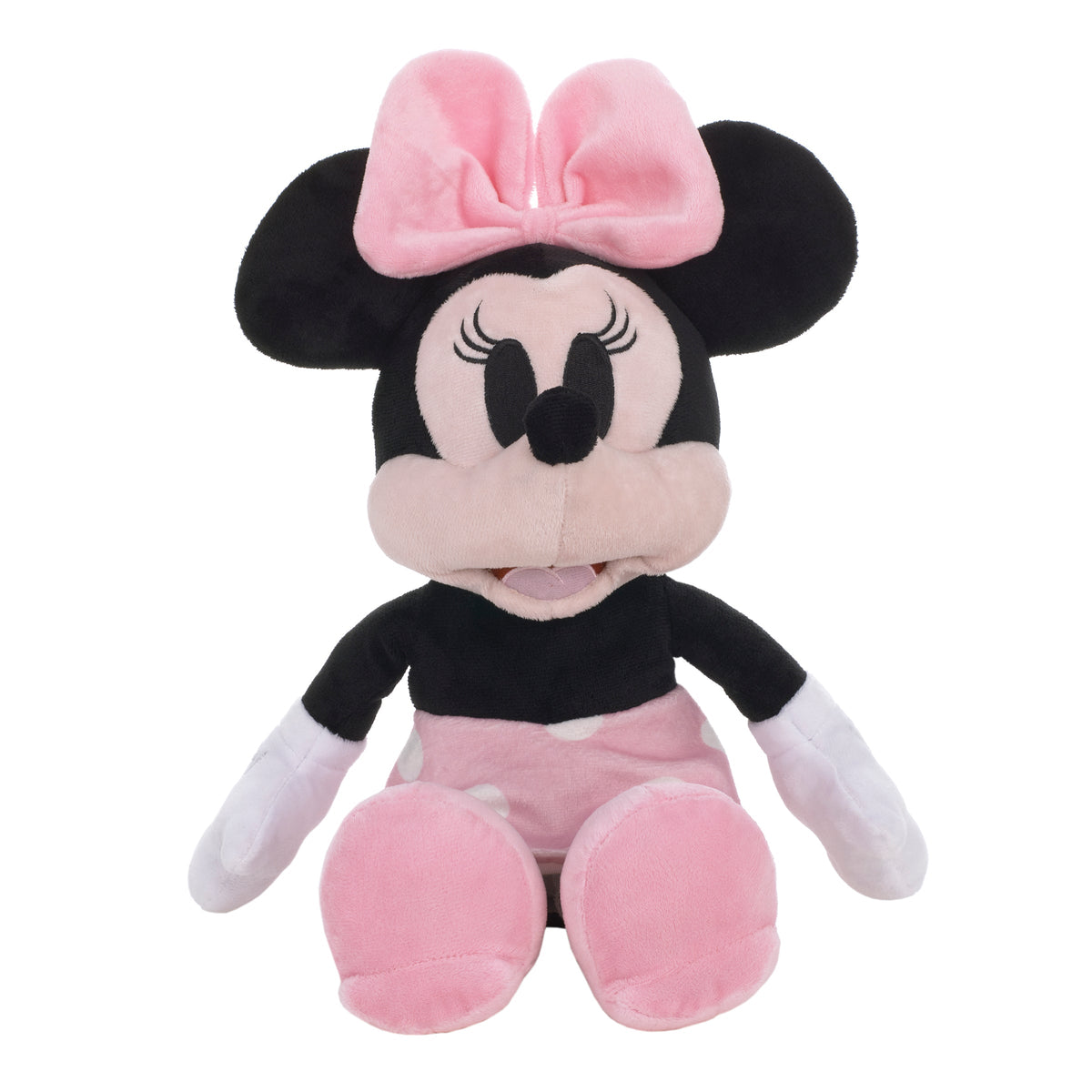 Minnie Mouse Black, White, and Pink Plush